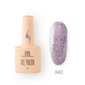 TNL Гель-лак 8 Чувств №343 лиловая вспышка, 10 мл.