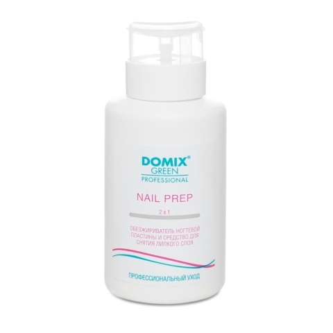 DGP Обезжириватель ногтевой пластины и средство для снятия липкого слоя 2 в 1 Nail Prep, 255 мл. с помпой
