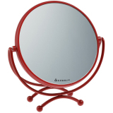 MR-320 red DEWAL Зеркало в красной оправе 18,5*19 см.