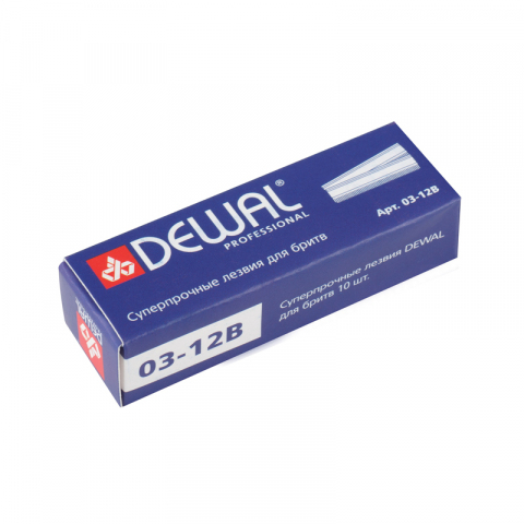 03-12В DEWAL Лезвия прямые, 10 шт.