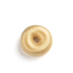 TNL Бублик для волос 85 мм, блондинка, из синтетического ворса