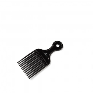 TNL Гребень для моделирования прически, с широкими зубьями, средний, черный