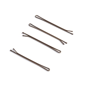 TNL Невидимки для волос 70 мм. бронзовые, 40 шт.