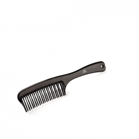 385158 TNL Расческа-гребень с двойными зубьями 210 мм, черная