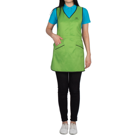 387053 TNL Фартук Оливия зеленый Н-37