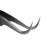 NN TL-02 Пинцет для наращивания ресниц, 115 мм, изогнутый