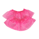 БИНОВИ Бахилы одноразовые п/э розовые 1/50 пар.