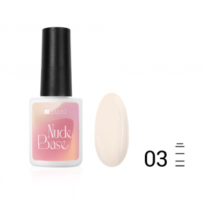Цветная база PASHE Nude base №03 - воздушный бисквит, 9 мл.