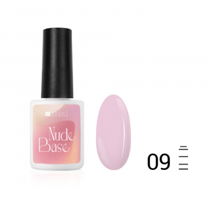 Цветная база PASHE Nude base №09 - шелковая вуаль, 9 мл.