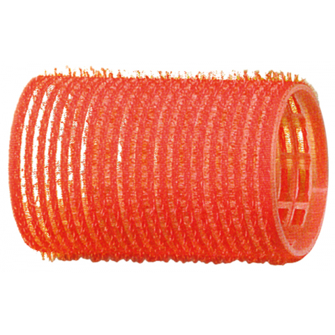 R-VTR4 DEWAL Бигуди-липучки красные, D 36 мм, 12 шт/упак.