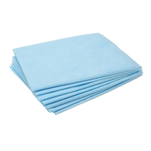 Простыня одноразовая 80*200 SMS Премиум голубой № 10 пачка