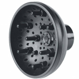 4325-7000 Ermila Диффузор для стайлинга на фен Соmpact Tourmalin, черный