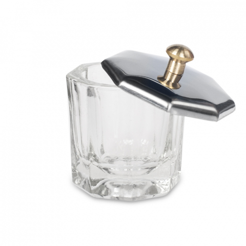 Ёмкость для ликвида стеклянная с крышкой