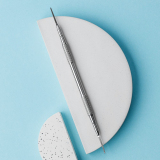 PE-60/4 Лопатка педикюрная EXPERT (пилка тонкая прямая + пилка тонкая с загнутым концом)