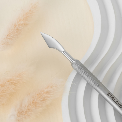 PS-51/2 Лопатка маникюрная SMART (пушер скругленный с прямым концом + топорик)