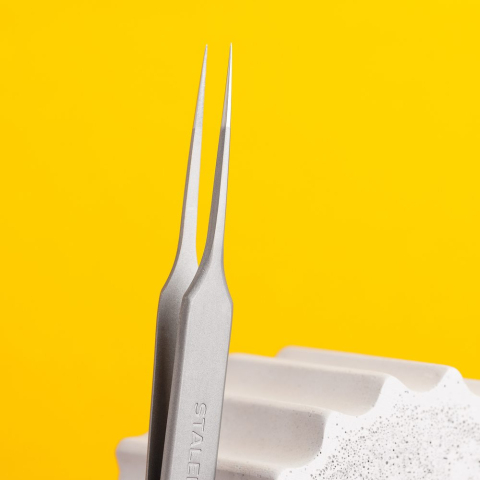 ТЕ-40/10 Пинцет профессиональный для ресниц EXPERT прямой