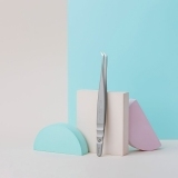 ТЕ-40/1 Пинцет профессиональный для ресниц EXPERT L-образный 50"