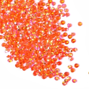 Дизайн Хрустальная крошка №04 - голографик коралловая, 1440 шт./упак.