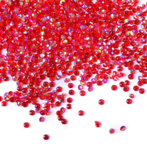 Дизайн Хрустальная крошка №04 - голографик рубиновая, 1440 шт./упак.