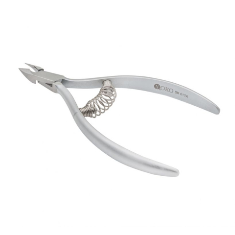 Y SK 017А Маникюрные кусачки для кутикулы со спиральной пружиной, с другим наклоном режущей кромки, 7 мм