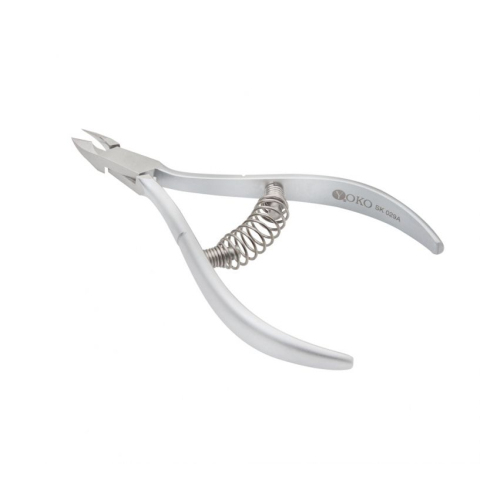 Y SK 029А Маникюрные кусачки для кутикулы со спиральной пружиной, с другим наклоном режущей кромки, 7 мм