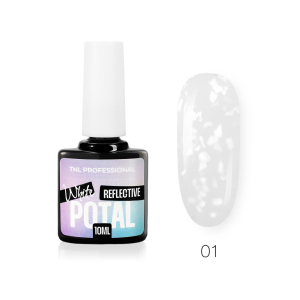 TNL Гель-лак White Potal №01 Молочно-белый, 10 мл.
