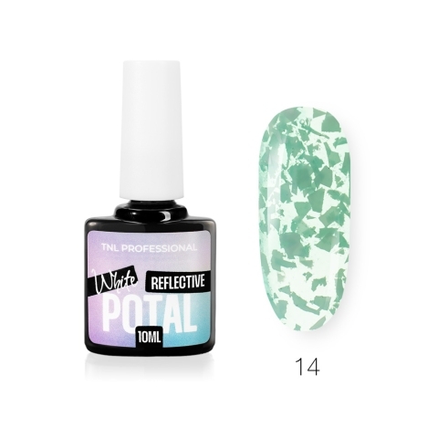 TNL Гель-лак White Potal №14 Нефритовый, 10 мл.