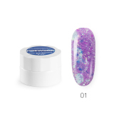 Гель для дизайна TNL Firework № 01 Сиреневый залп, 6 мл.