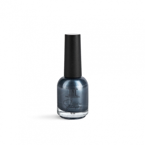 Лак для стемпинга TNL LUX №036 - металлический синий