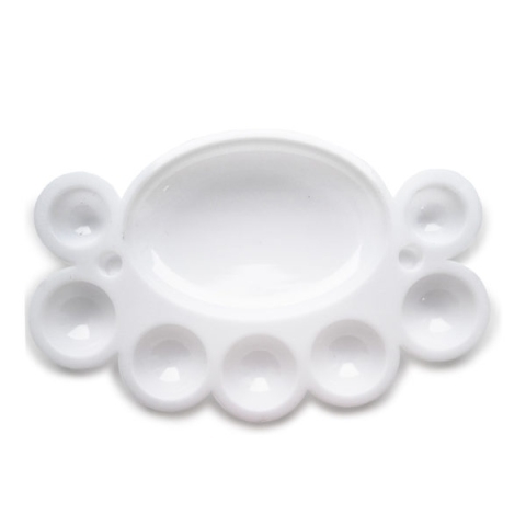 9-43 Палитра для разведения цветных гелей и красок, с ячейками, большая