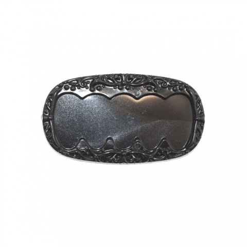 G34-02 Рамочка под типсы овальная - Черная