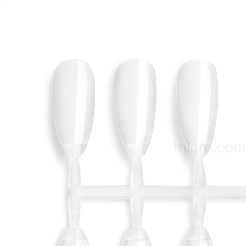 Типсы демонстрационные МИНИ прозрачные, Миндаль, 120 шт.