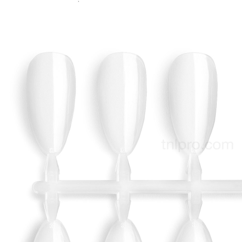 Типсы демонстрационные прозрачные, Миндаль, 120 шт.