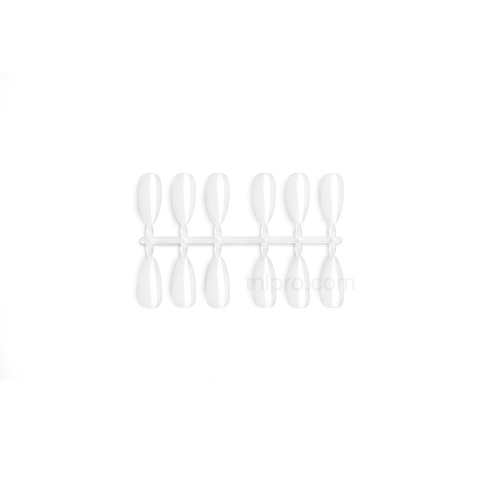 Типсы демонстрационные прозрачные, Миндаль, 120 шт.