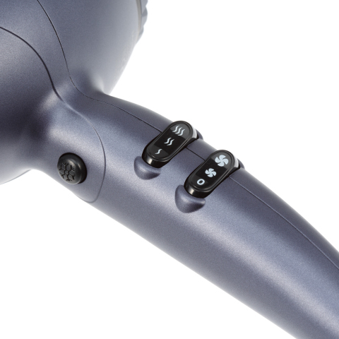 03-9010 DEWAL Фен PRO ELEGANCE, лиловый, 2300 Вт, 2 насадки, ионизация