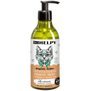 Bio Helpy Мыло жидкое Апельсин и кедр, 400 мл.