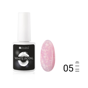 PASHE Гель-лак White Potal №05 Сияющая органза, 9 мл.