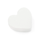 1002126 TNL Спонж для макияжа сердце белое объёмное