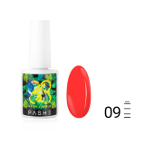 Гель-лак PASHE Neon Jungle №09 - Неоновый оранжевый, 9 мл.