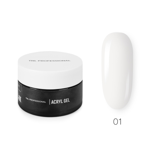 Акрил-гель TNL №01 белый, 50 мл.