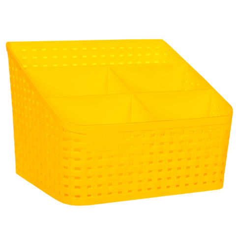 Подставка под салонные принадлежности, желтая