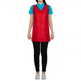 387022 TNL Фартук Иветти двусторонний, красный Н-12