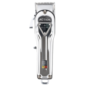 03-078 Машинка для стрижки ACTION, 5500 об/мин., нож 45 мм, 0,5-2 мм, 4 насадки