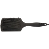 BRВМ-8 Щетка массажная DEWAL Black Magic прямоугольная, с нейлоновой щетиной, 11 рядов 