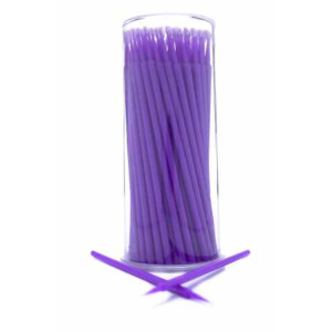 БИНОВИ Микробраши фиолетовые, 100 шт/упак.