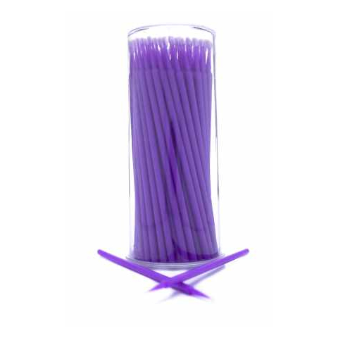 БИНОВИ Микробраши фиолетовые, 100 шт/упак.