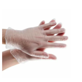 БИНОВИ Перчатки виниловые прозрачные М/50 пар.