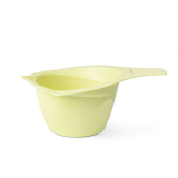 TNL Миска для окрашивания круглая, фисташковая Soft Touch, 300 мл