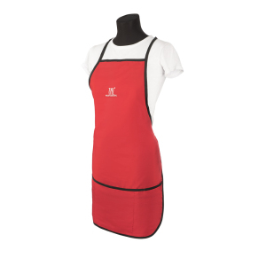 77246 TNL Фартук короткий красный с тройными карманами (Н-40)