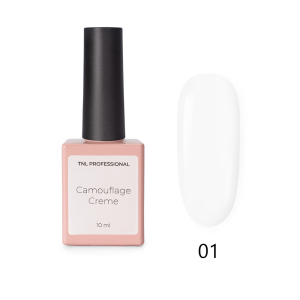 TNL Гель-лак Camouflage Creme №01 - молочный пломбир, 10 мл.